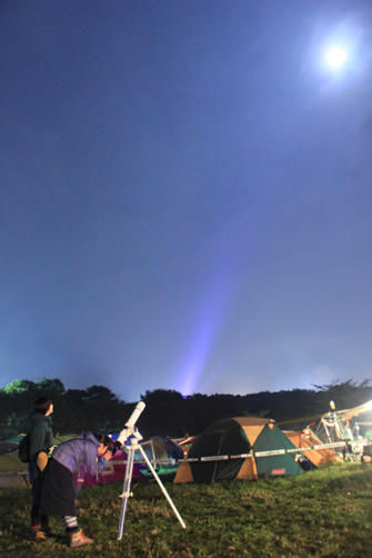 イメージ写真(星空観察の様子)